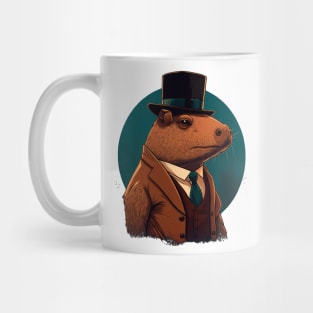 Elegant Capybara Mug